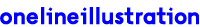 logo onelineillustration